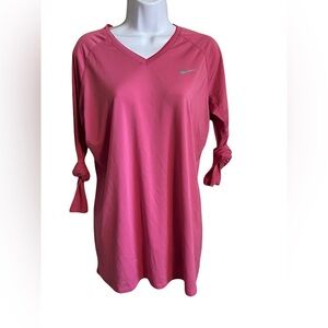 XL NIKE Pro Muted Pink Pullover**